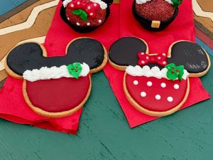 Galletas navideñas de Mickey y Minnie - snacks de Navidad en Disneyland Paris 2024