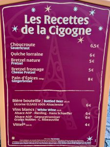 Menú Les Chalets Gourmands Disneyland Paris 2024-2025 - Les Recettes de la Cigogne