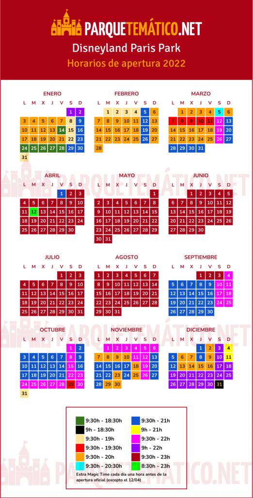 Cuándo ir a Disneyland Paris en 2024 y 2025 [+CALENDARIO]