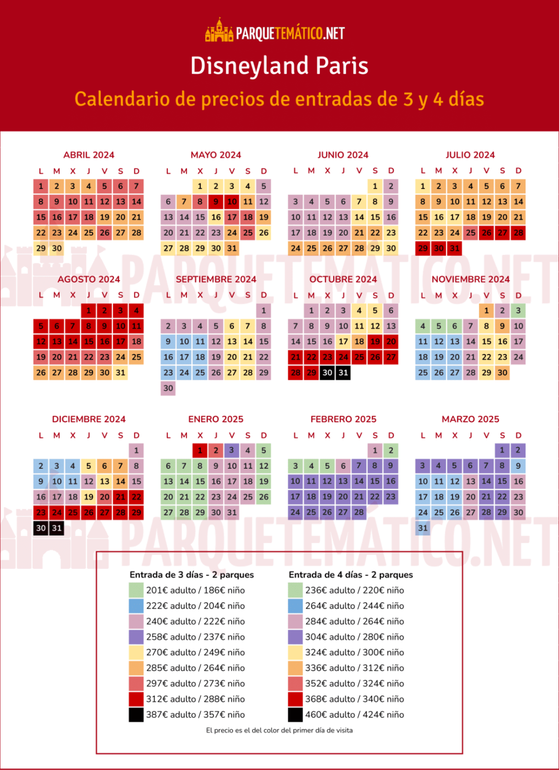 Guía entradas a Disneyland Paris al mejor precio 2024 2025