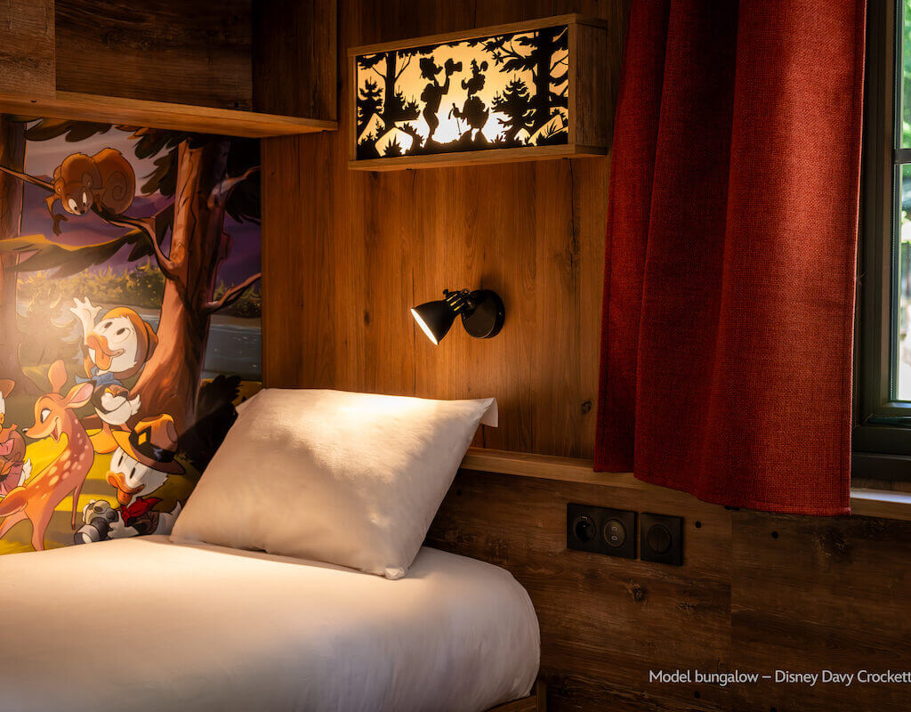 Foto reforma habitación infantil de los Bungalows de Davy Crockett Ranch en Disneyland Paris