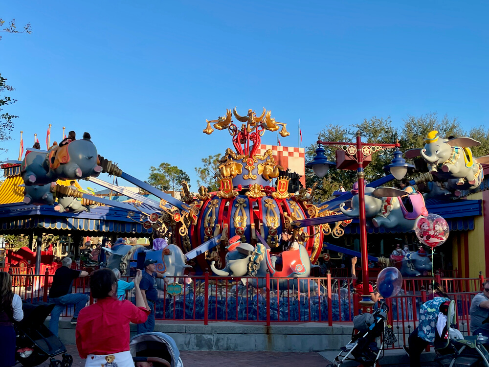 Atracción de Dumbo en Magic Kingdom