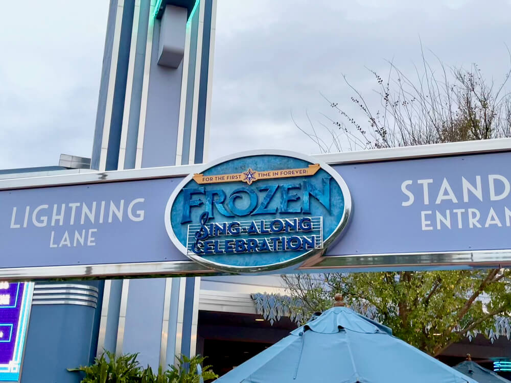 Lightning Lane en espectáculo de Frozen Sing-Along de Walt Disney World