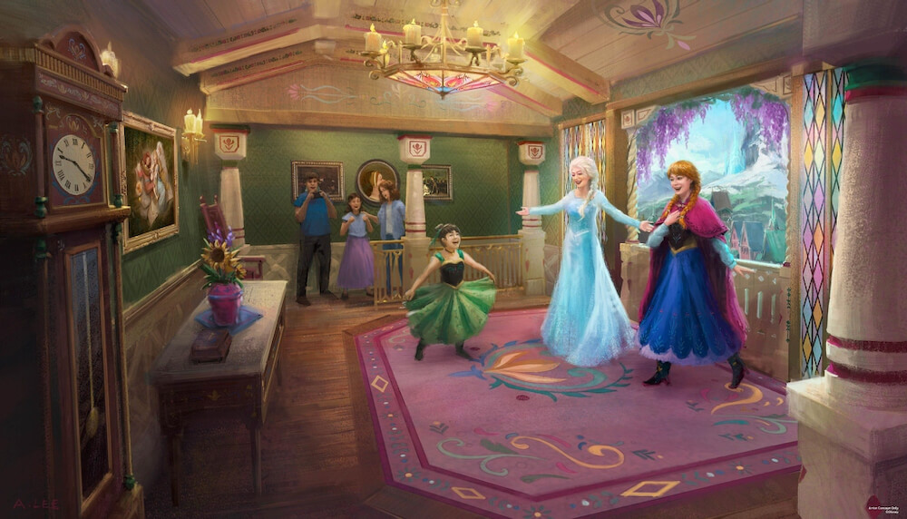 Nuevo encuentro con Anna y Elsa en World of Frozen de Disneyland Paris