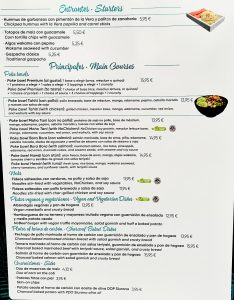 Bora Bora - Restaurante PortAventura - Carta 2024 v2