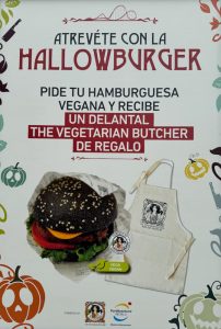 Hallowburger en el restaurante Bora Bora - Halloween PortAventura 2024