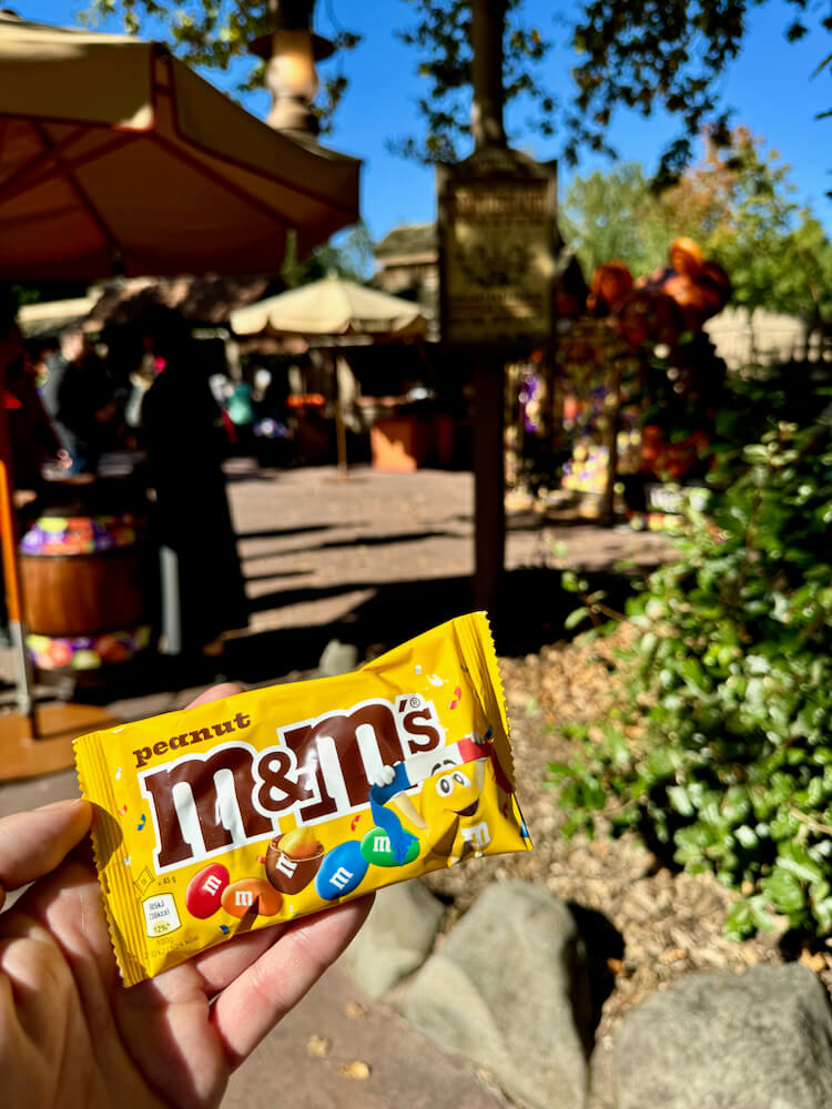 M&Ms de regalo - Halloween 2024 Disneyland Paris