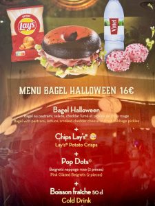 Menú New York Style Sandwiches - Halloween 2024 Disneyland Paris