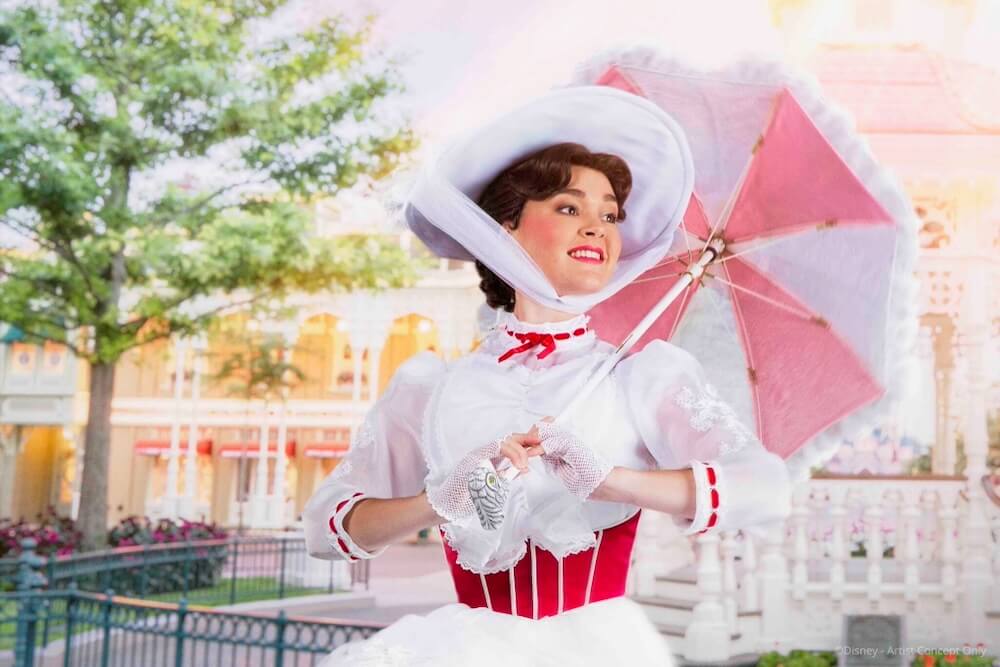 Concepto de Mary Poppins and the Pearly Band espectáculo del Disney Music Festival en Disneyland Paris