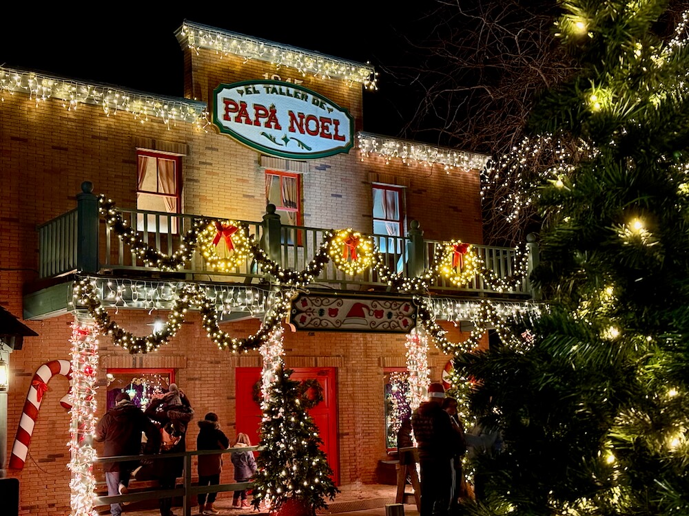 El Taller de Papá Noel encuentro en la Navidad de Parque Warner